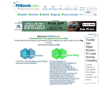 Tablet Screenshot of pabands.com